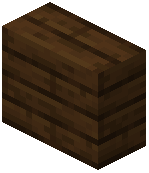 Side Slab Dark Oak Planks