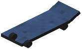 Skateboard Blue Concrete