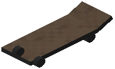 Skateboard Brown Concrete