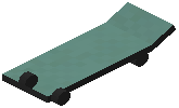 Skateboard Cyan Concrete