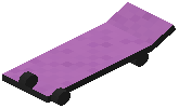 Skateboard Magenta Concrete