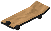 Skateboard Raw Oak Wood