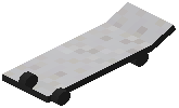 Skateboard White Concrete