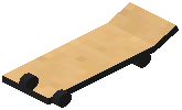 Skateboard Yellow Concrete