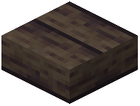 Slab Stripped Dark Oak Wood