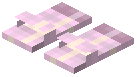 Slippers Decorative Pink Wool