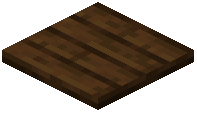 Snow Layer Dark Oak Planks
