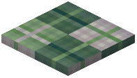 Snow Layer Decorative Green Wool