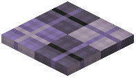 Snow Layer Decorative Purple Wool