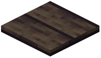 Snow Layer Stripped Dark Oak Wood