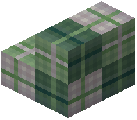 Stairs Decorative Green Wool