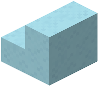 Stairs Light Blue Concrete
