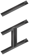 Tall Iron Fence Stairs