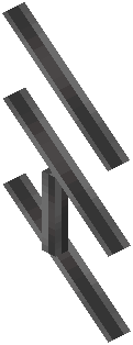 Tall Iron Fence Stairs Symmetry