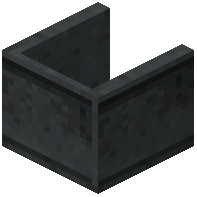 Uncovered Shelf Black Concrete