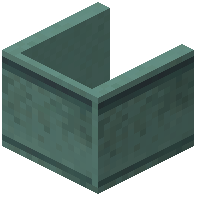 Uncovered Shelf Cyan Concrete