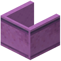 Uncovered Shelf Magenta Concrete