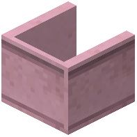Uncovered Shelf Pink Concrete
