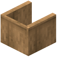Uncovered Shelf Raw Oak Wood