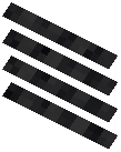 Venetian Blinds Black Wool