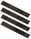 Venetian Blinds Raw Dark Oak Wood