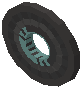 Vinyl Record Cyan