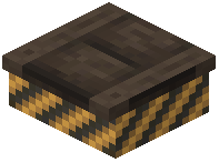 Warning Slab A Dark Oak Blindwall