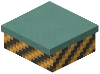 Warning Slab Cyan Concrete