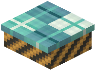 Warning Slab Decorative Cyan Wool