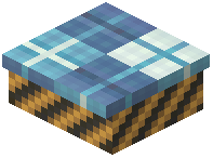 Warning Slab Decorative Light Blue Wool