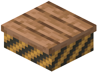 Warning Slab Jungle Planks