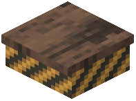 Warning Slab Raw Jungle Wood