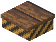 Warning Slab Stripped Spruce Wood