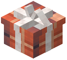 White Bow Gift Box Decorative Red Wool