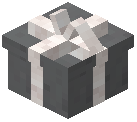 White Bow Gift Box Gray Concrete