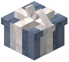 White Bow Gift Box Market Block Blue