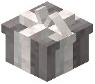 White Bow Gift Box Market Block Light Gray