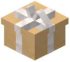 White Bow Gift Box Yellow Concrete
