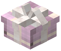 White Bow Small Gift Box Decorative Pink Wool