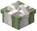 White Bow Small Gift Box Market Block Green