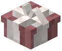 White Bow Small Gift Box Market Block Red