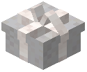 White Bow Small Gift Box White Concrete