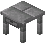 Stone Brick Countertop with Drawer
